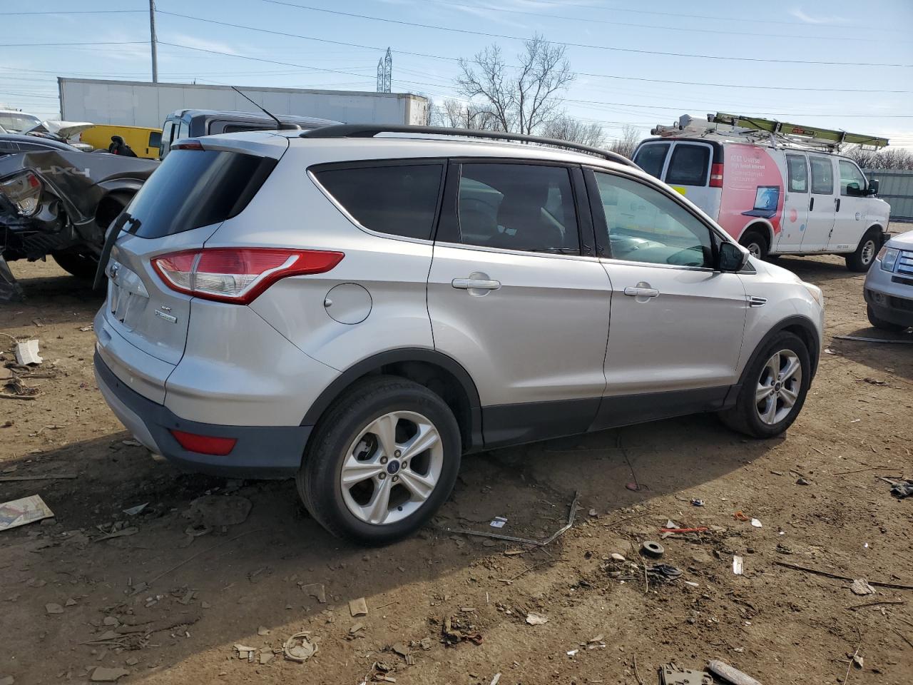 2016 Ford Escape VIN 1FMCU0GX9GUB27333 Copart auction photo, side damage thumbnail 3