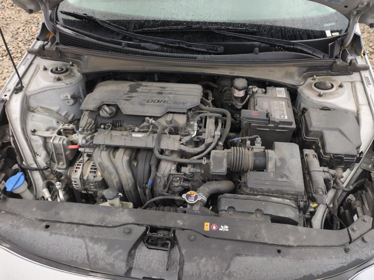 2021 Hyundai Elantra VIN 5NPLM4AG8MH045121 Copart auction photo, front end / side damage thumbnail 11