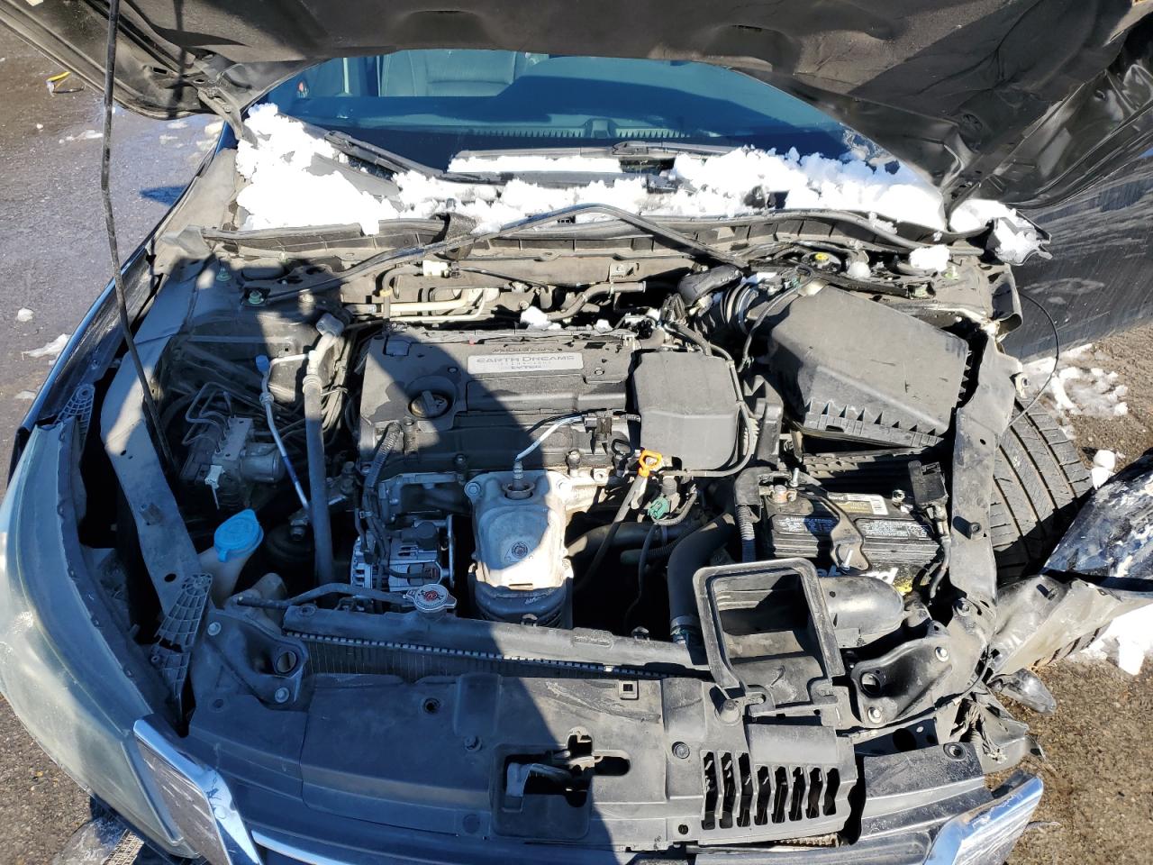 2014 Honda Accord VIN 1HGCR2F53EA236291 Copart auction photo, all over damage thumbnail 11