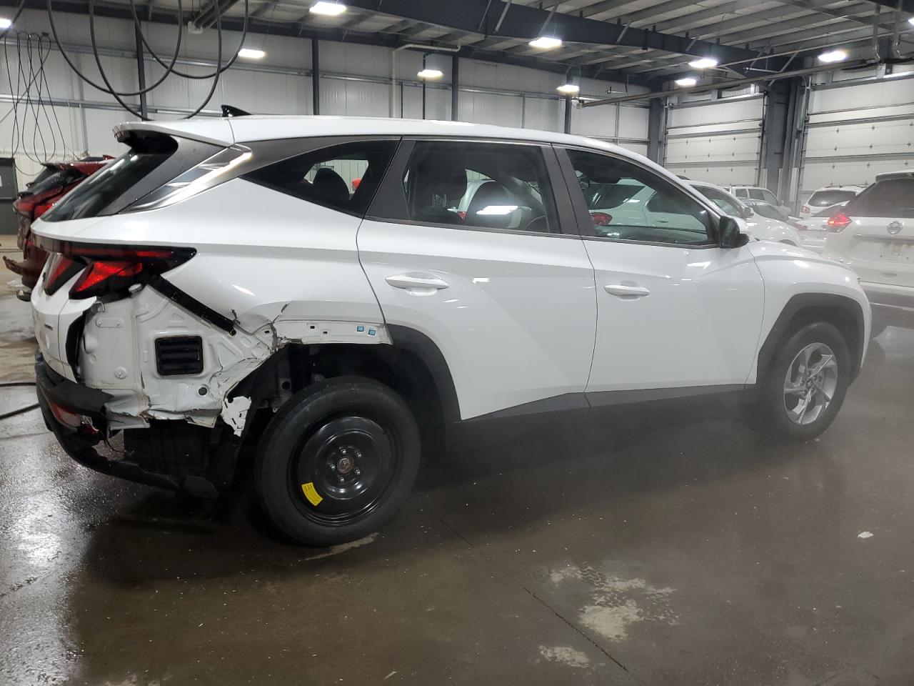 2022 Hyundai Tucson VIN 5NMJACAE2NH034588 Copart auction photo, rear end damage thumbnail 3