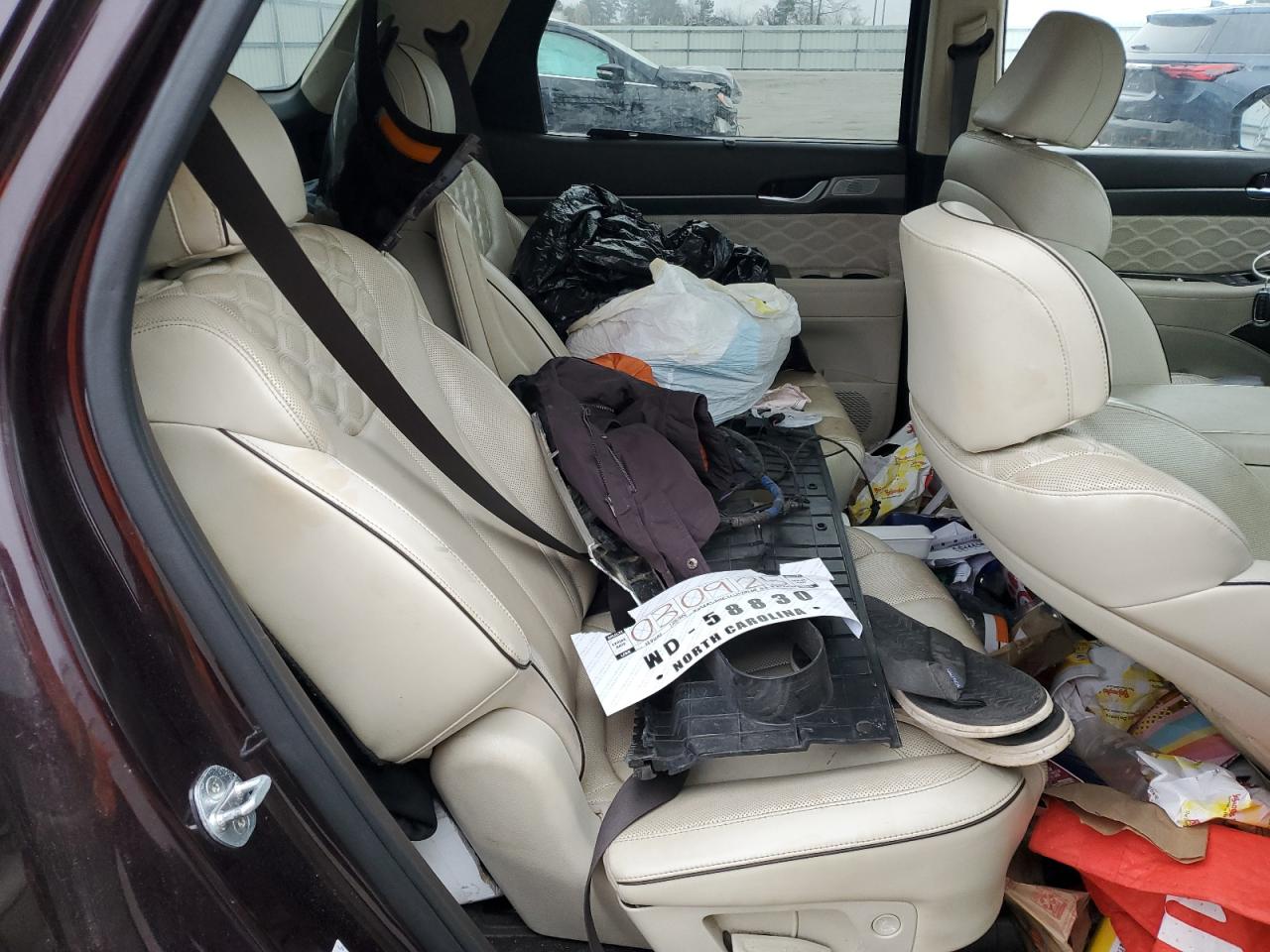 2020 Hyundai Palisade VIN KM8R5DHE2LU124280 Copart auction photo, front end / side damage thumbnail 11