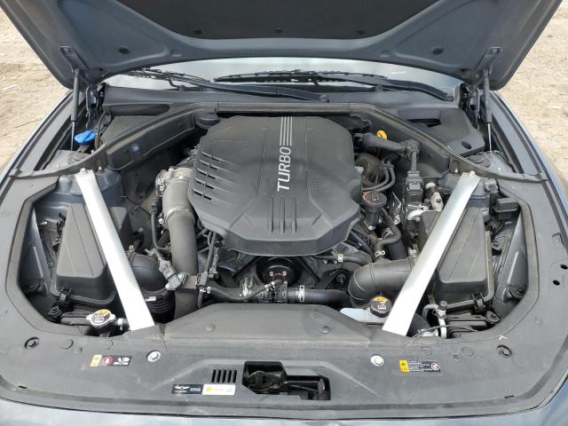 2021 Genesis G70 VIN KMTG34LE7MU074553 Copart auction photo, side damage thumbnail 11