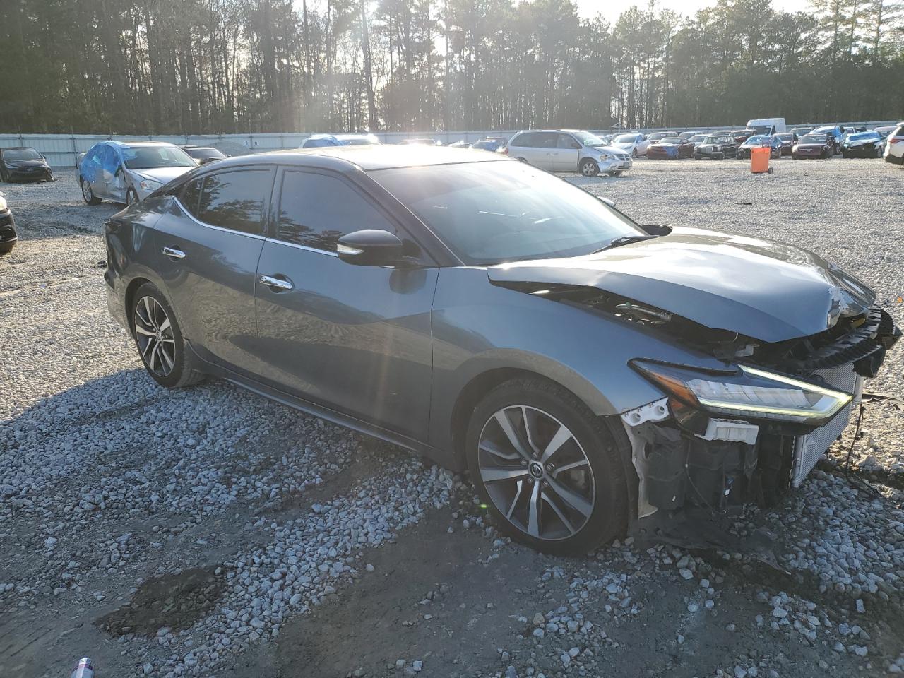 2020 Nissan Maxima VIN 1N4AA6CV8LC360430 Copart auction photo, front end damage thumbnail 4