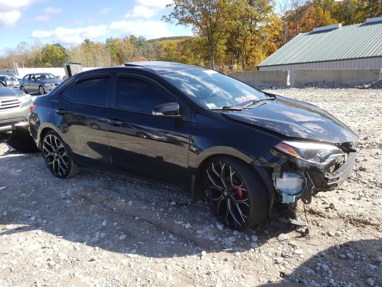 2015 Toyota Corolla VIN 2T1BURHE6FC298764 Copart auction photo, front end / undercarriage damage thumbnail 4