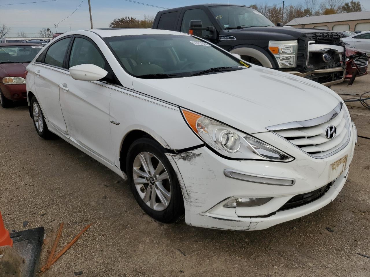2013 Hyundai Sonata VIN 5NPEB4AC1DH602124 Copart auction photo, front end damage thumbnail 4