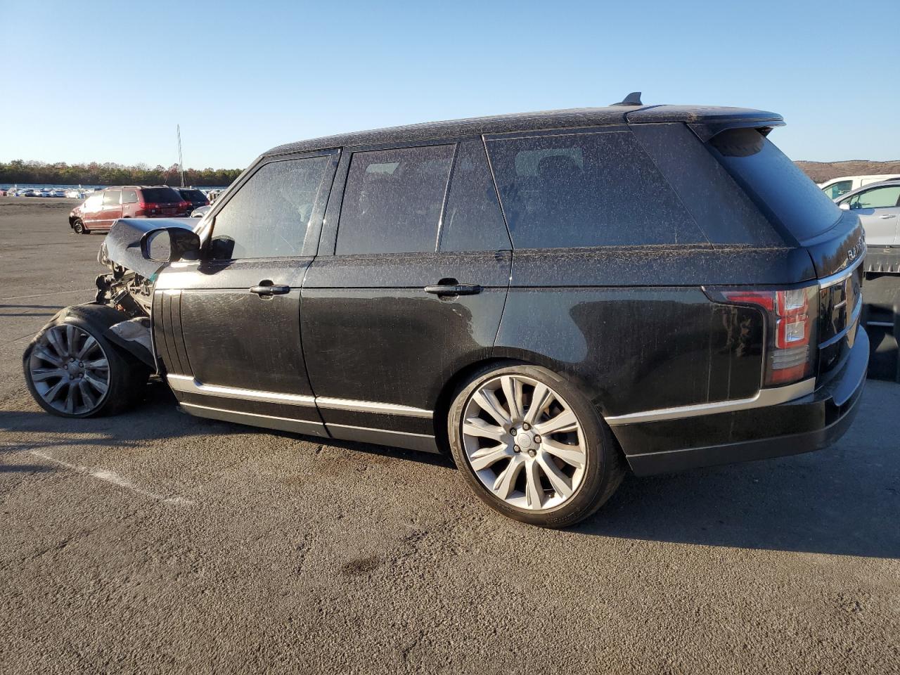 2015 Land Rover Range Rover VIN SALGS2TF2FA236746 Copart auction photo, front end / frame damage damage thumbnail 2
