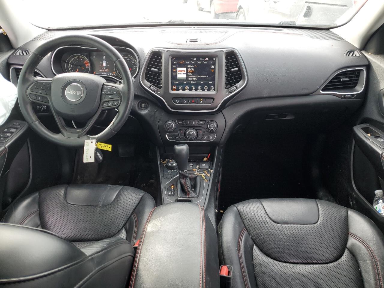 2019 Jeep Cherokee VIN 1C4PJMBX3KD189087 Copart auction photo, side / front end damage thumbnail 8
