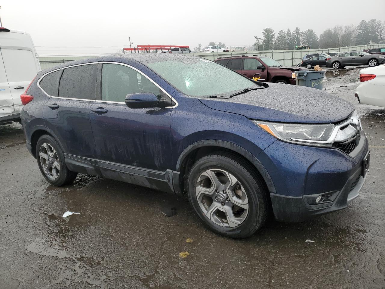 2017 Honda CR-V VIN 2HKRW1H58HH511997 Copart auction photo, side damage thumbnail 4