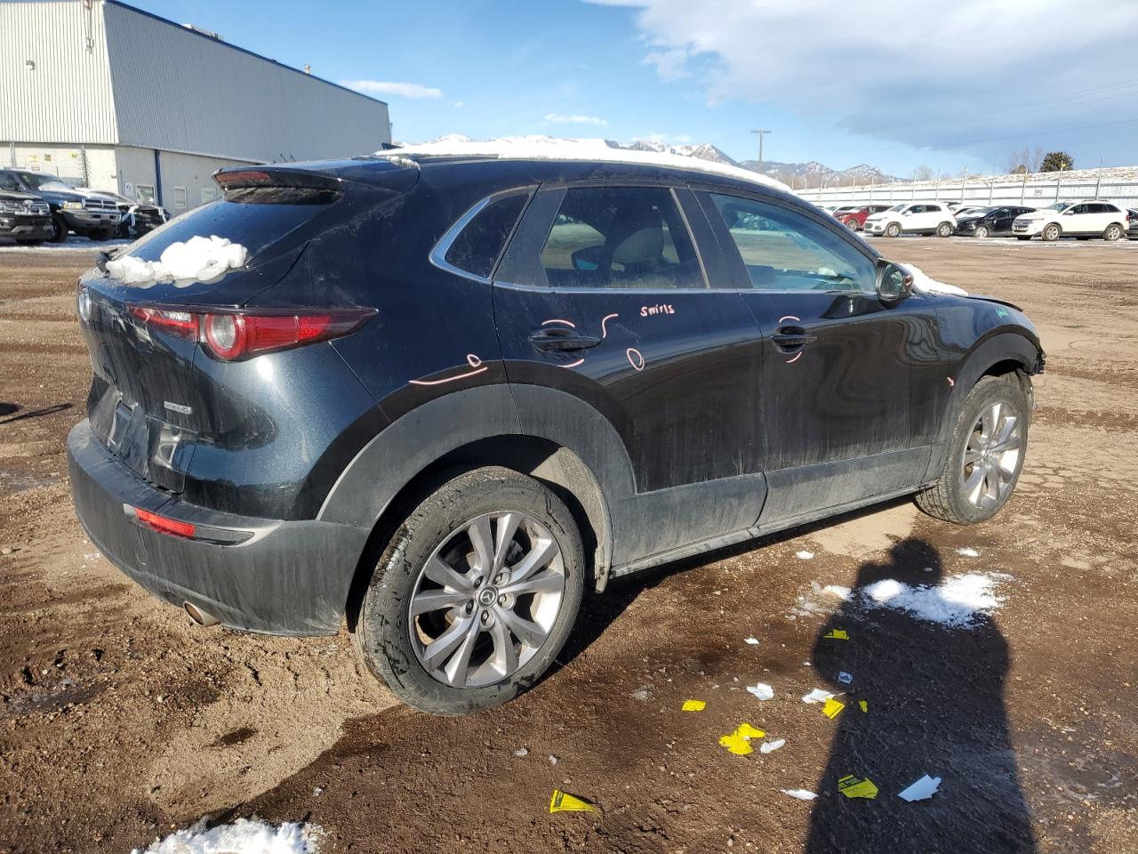 2020 Mazda CX-30 VIN 3MVDMBDL3LM127038 Copart auction photo, front end / side damage thumbnail 3