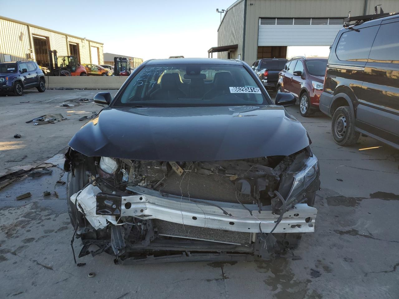 2021 Toyota Camry VIN 4T1G11AK8MU592730 Copart auction photo, front end / side damage thumbnail 11