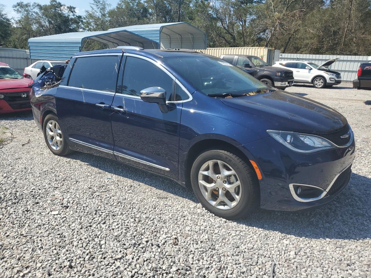 2019 Chrysler Pacifica VIN 2C4RC1GG9KR639901 Copart auction photo, all over damage thumbnail 4