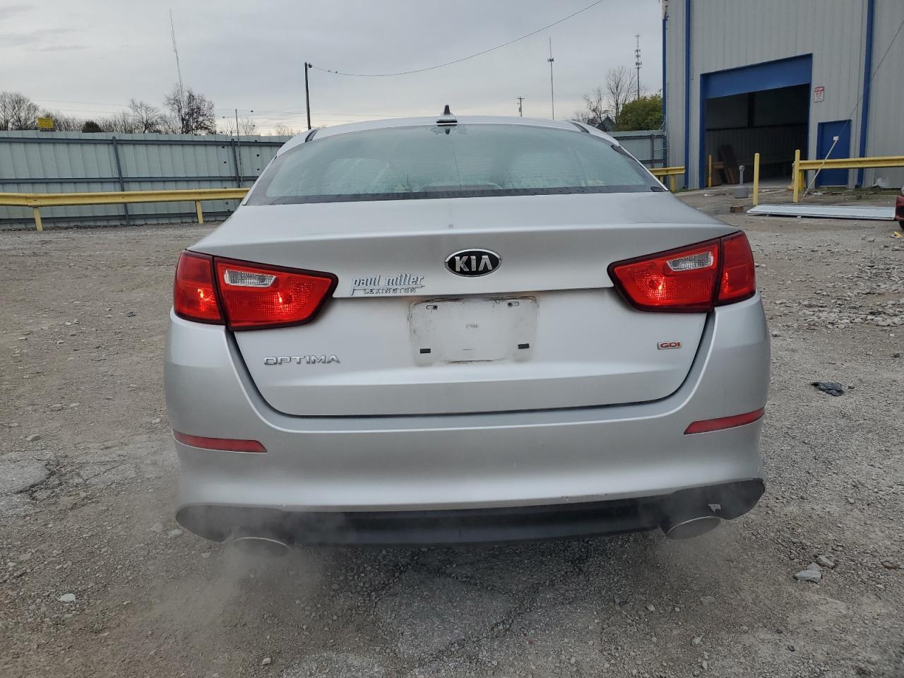 2014 KIA Optima VIN KNAGM4A78E5459452 Copart auction photo, rear end damage thumbnail 6
