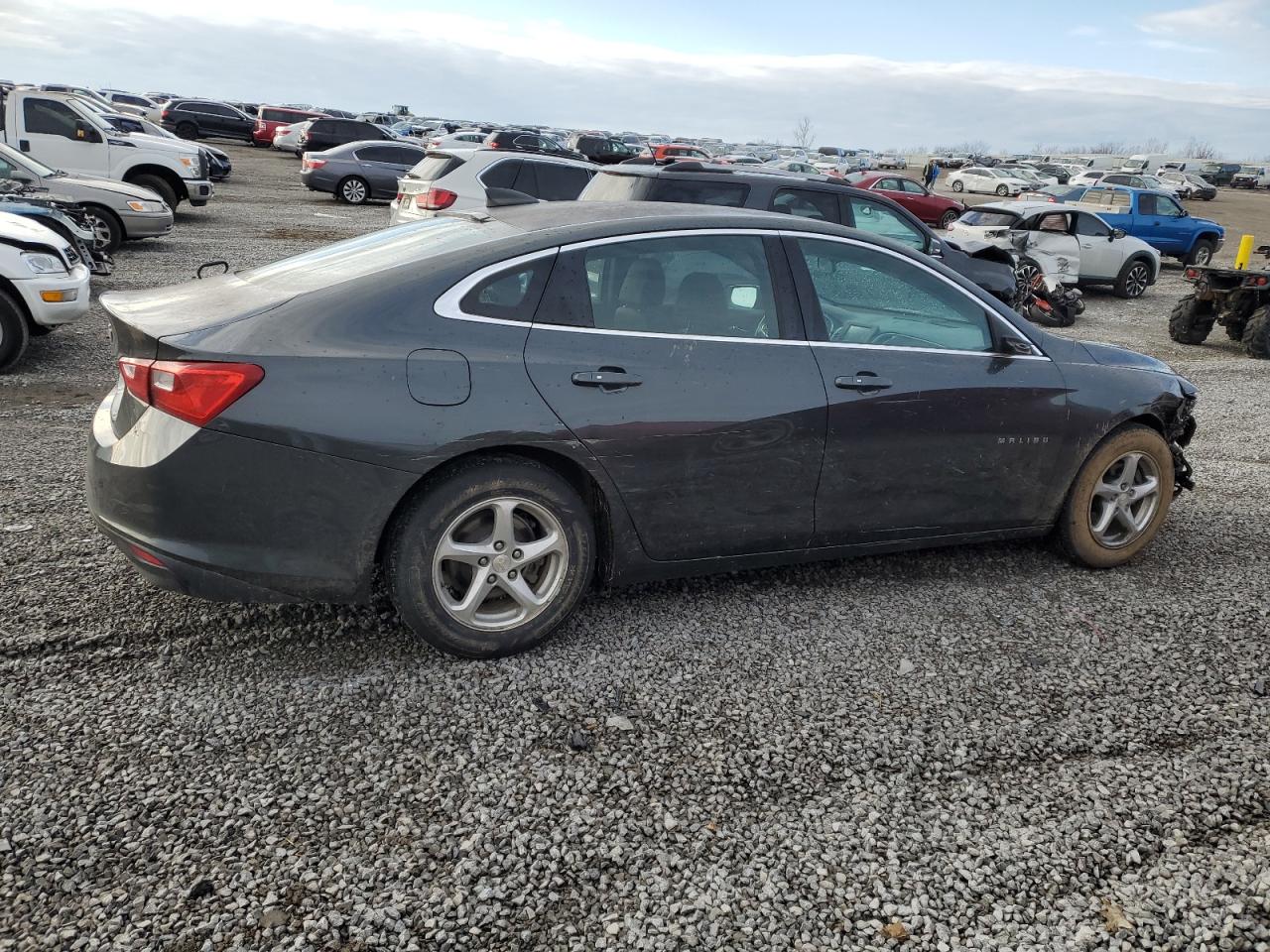 2017 Chevrolet Malibu VIN 1G1ZB5ST1HF234705 Copart auction photo, all over damage thumbnail 3