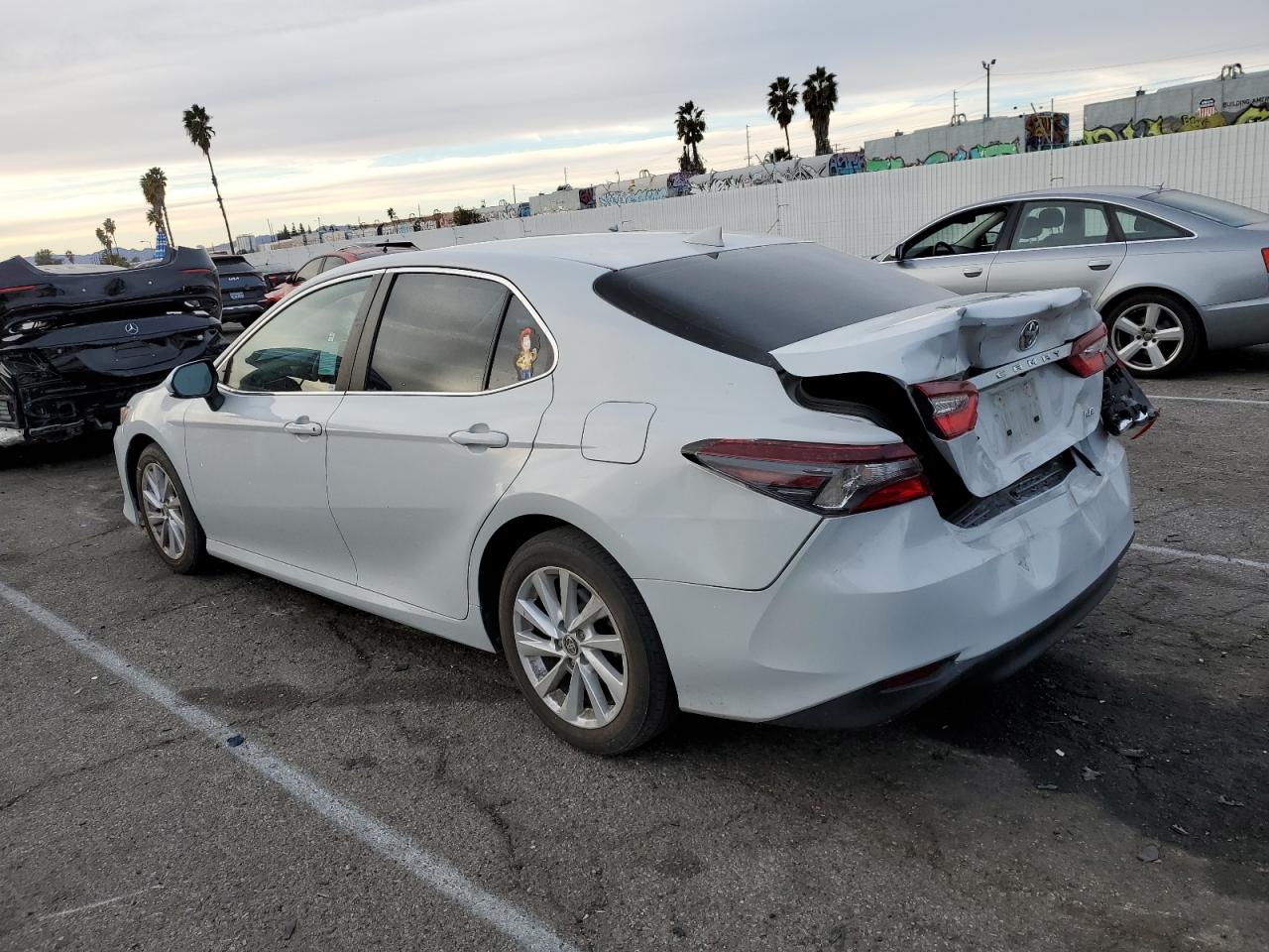 2023 Toyota Camry VIN 4T1C11AK0PU120671 Copart auction photo, rear end / side damage thumbnail 2
