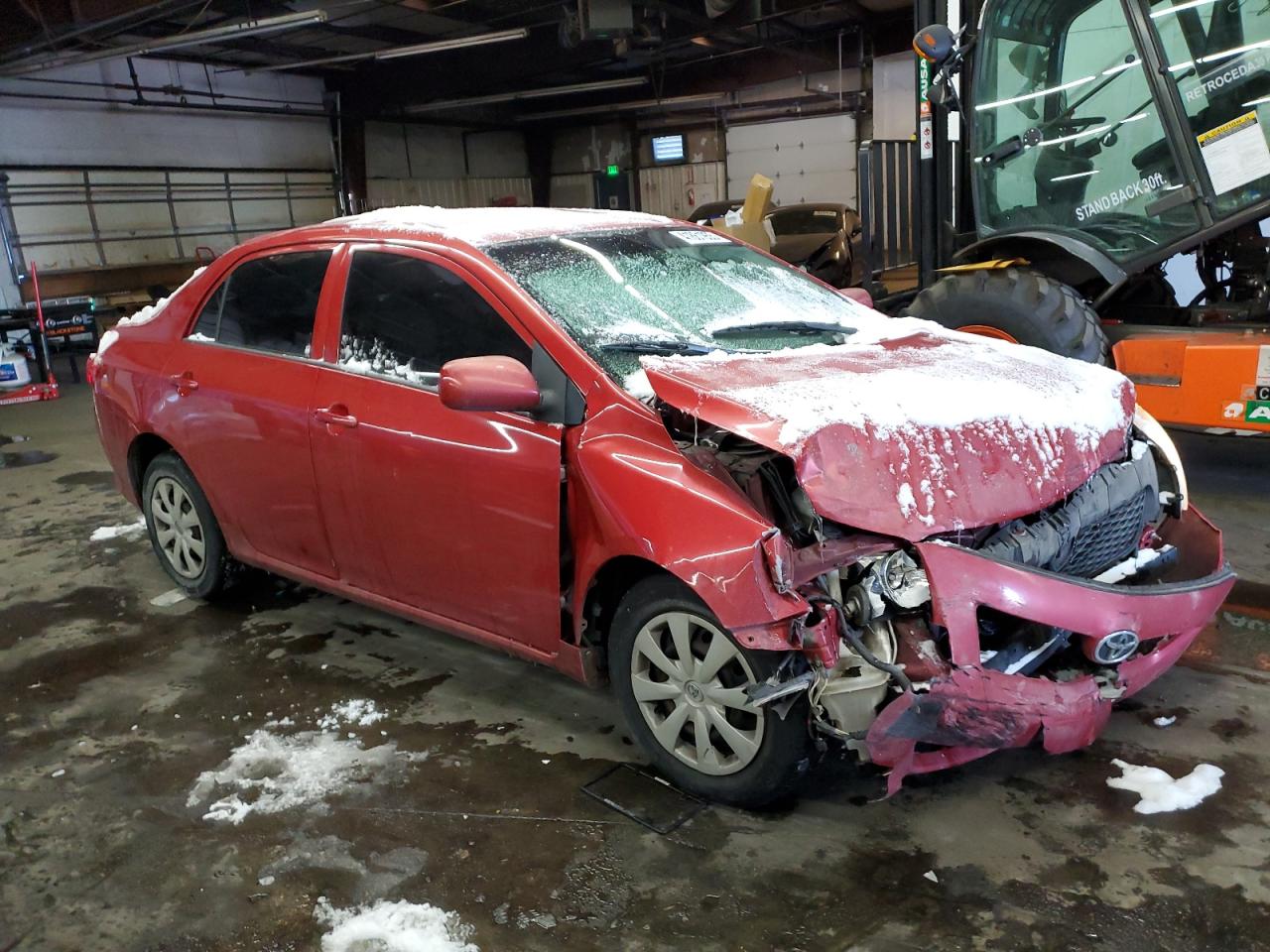 2009 Toyota Corolla VIN 1NXBU40E49Z007826 Copart auction photo, front end damage thumbnail 4