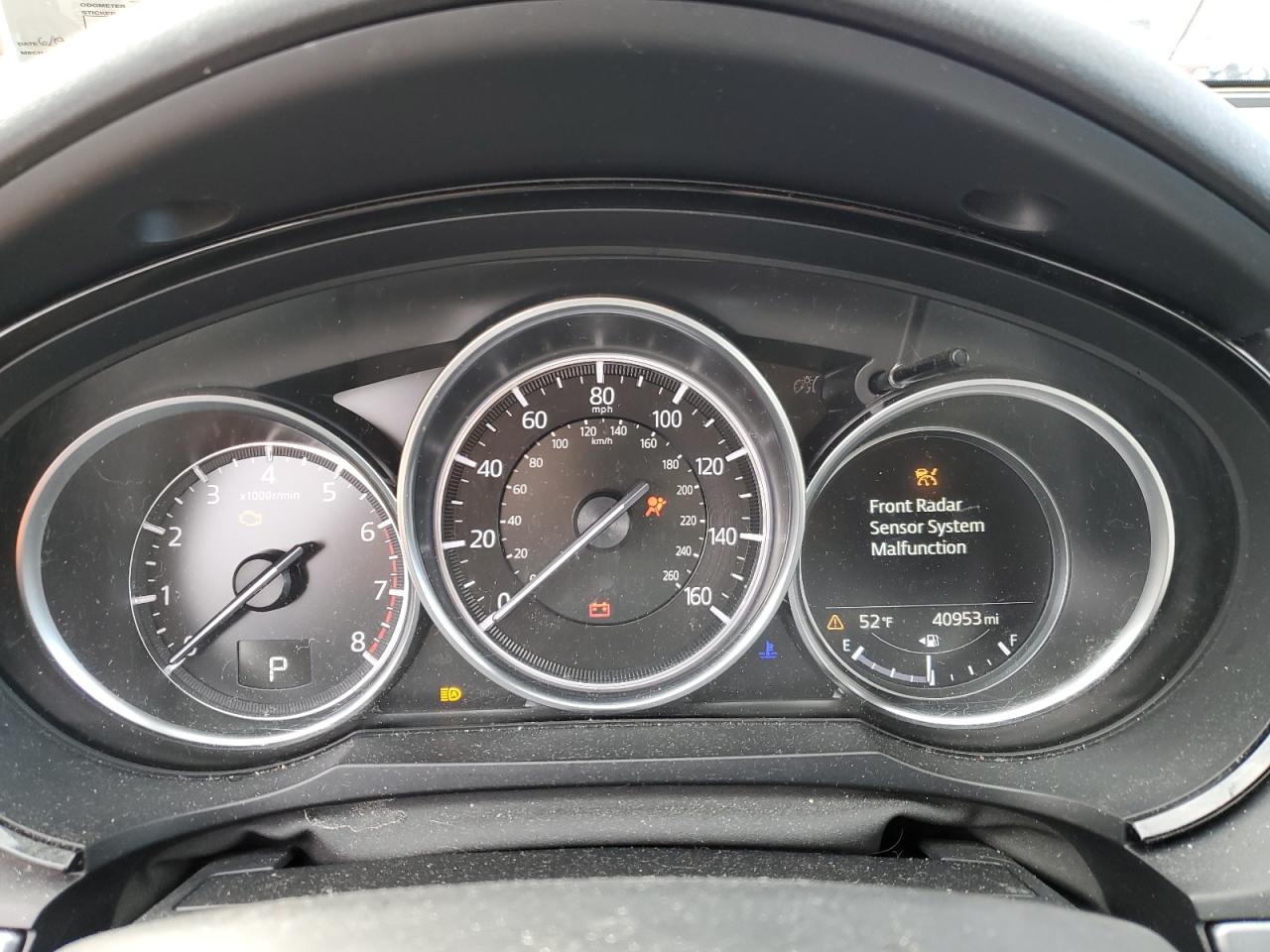 2019 Mazda CX-9 VIN JM3TCBCY5K0300922 Copart auction photo, front end / side damage thumbnail 9