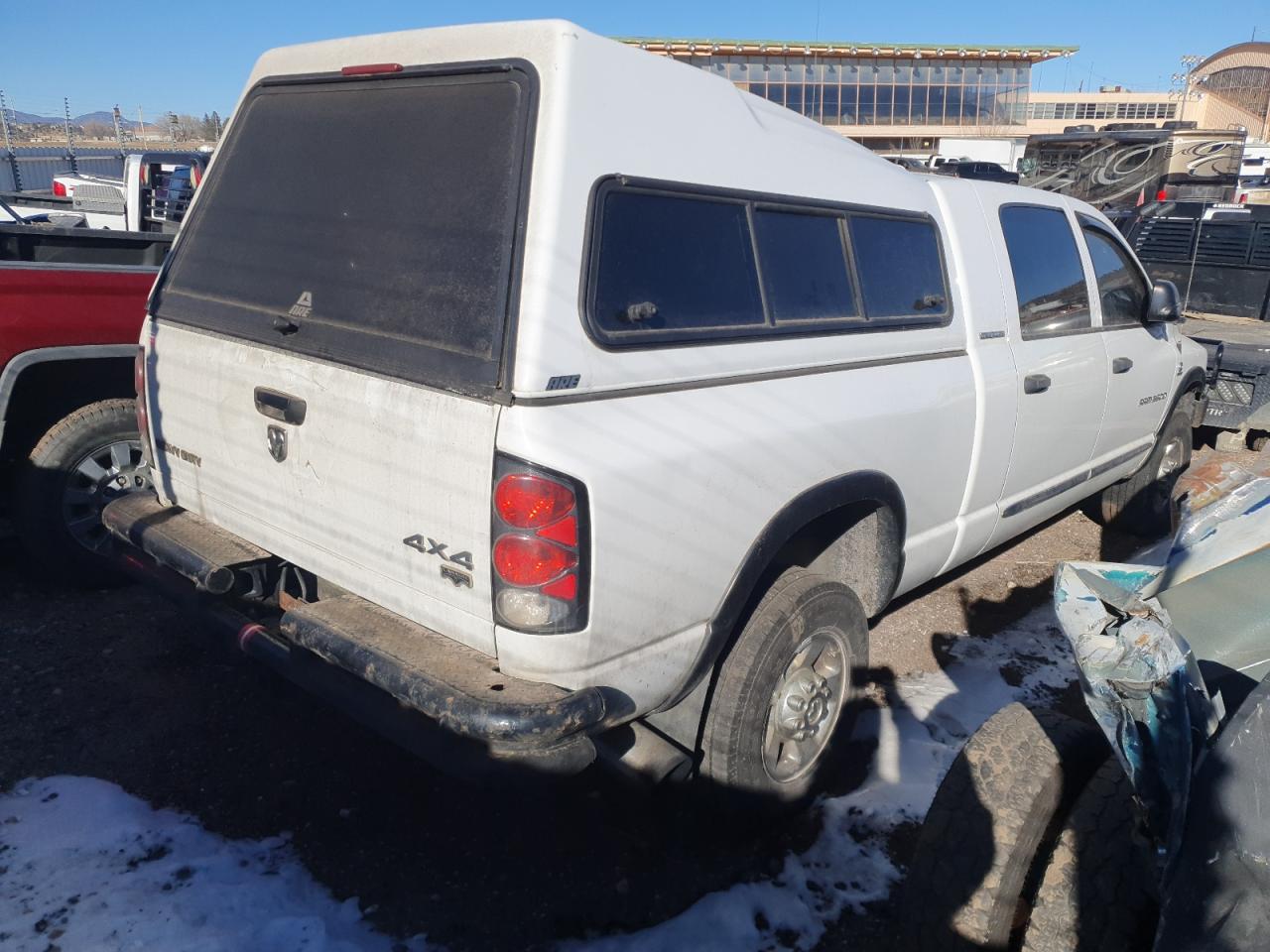 2006 Dodge RAM VIN 3D7LX39C56G285795 Copart auction photo, burn - engine / undercarriage damage thumbnail 3