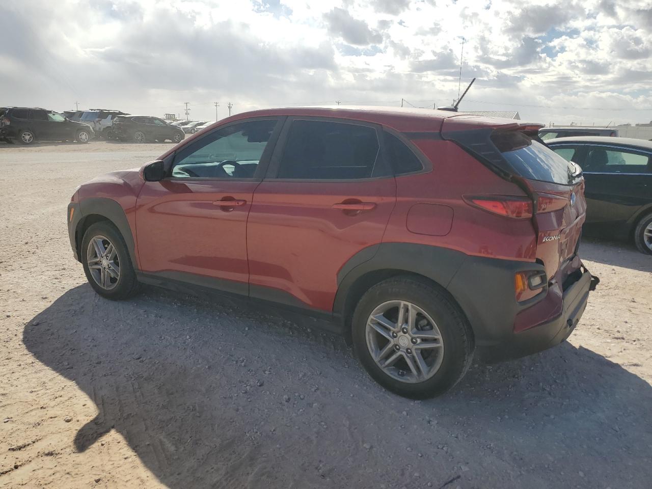 2021 Hyundai Kona VIN KM8K12AA5MU641177 Copart auction photo, rear end damage thumbnail 2