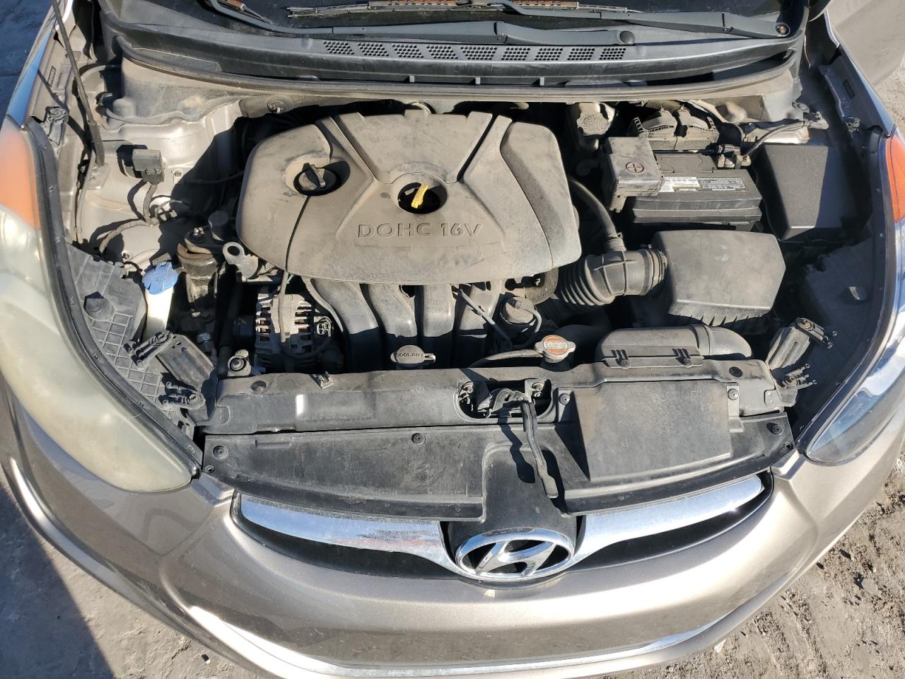 2012 Hyundai Elantra VIN 5NPDH4AE9CH091076 Copart auction photo, rear end / side damage thumbnail 11