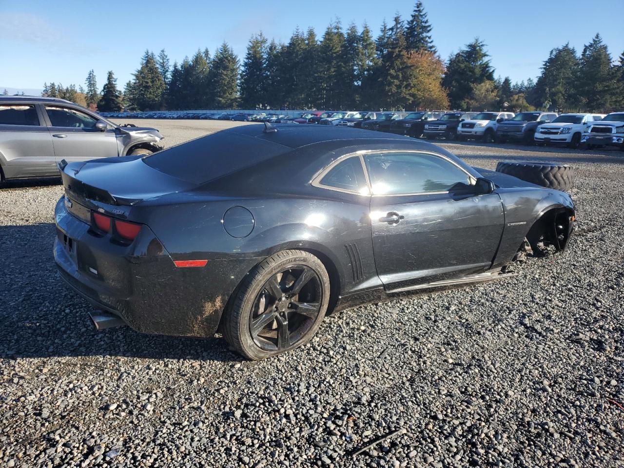 2013 Chevrolet Camaro VIN 2G1FT1EW3D9205644 Copart auction photo, front end damage thumbnail 3