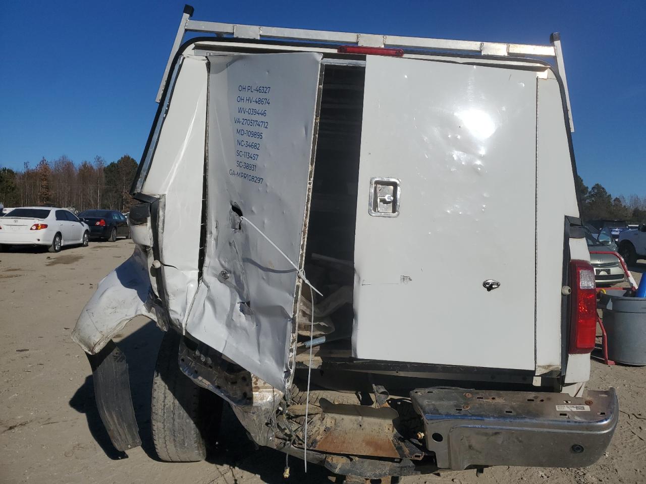 2015 Ford F250 VIN 1FT7W2BT2FED70006 Copart auction photo, all over damage thumbnail 6