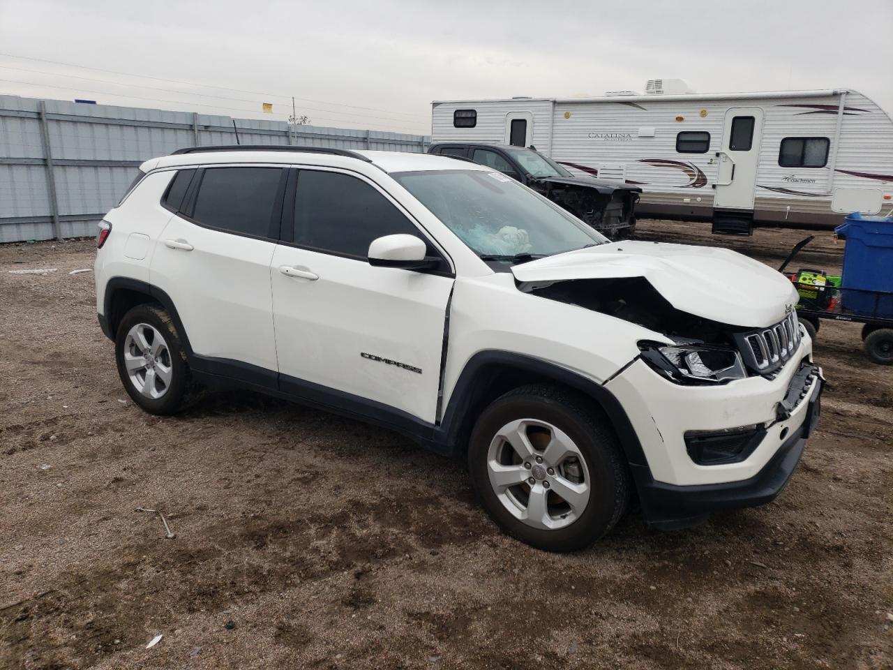 2021 Jeep Compass VIN 3C4NJDBB2MT573872 Copart auction photo, front end damage thumbnail 4