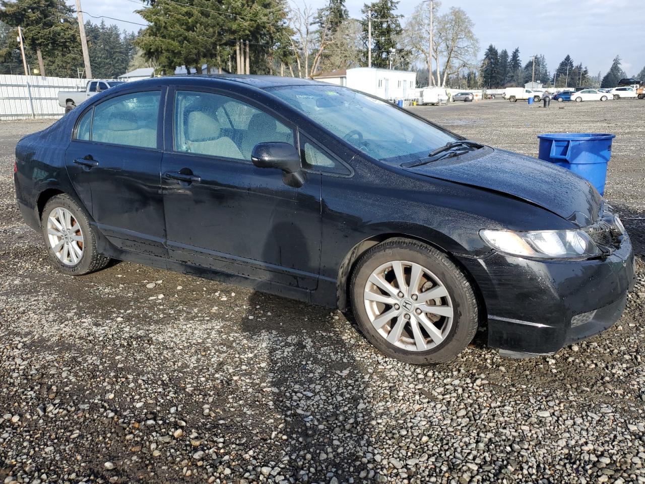 2010 Honda Civic VIN 2HGFA1F56AH585925 Copart auction photo, front end damage thumbnail 4