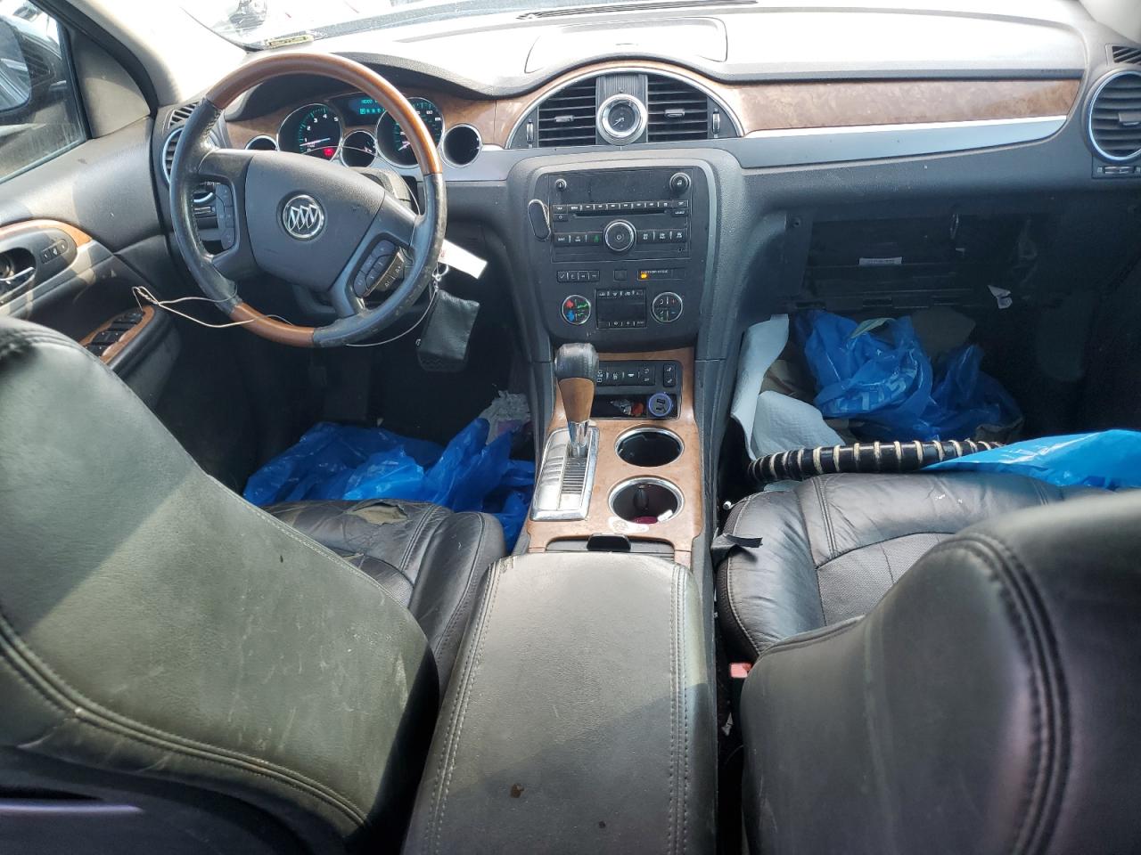2012 Buick Enclave VIN 5GAKRCEDXCJ162455 Copart auction photo, front end / undercarriage damage thumbnail 8