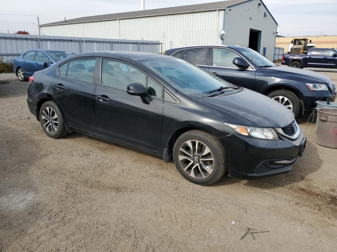 2013 Honda Civic VIN 2HGFB2F52DH044460 Copart auction photo, rear end damage thumbnail 4