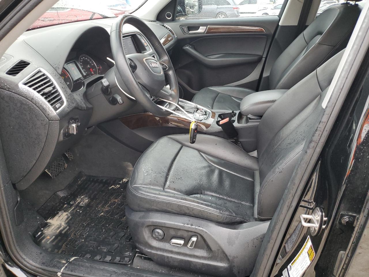 2017 Audi Q5 VIN WA1L2AFP5HA017202 Copart auction photo, front end / undercarriage damage thumbnail 7