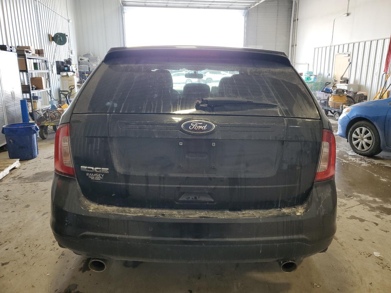 2013 Ford Edge VIN 2FMDK3GC4DBE33723 Copart auction photo, front end / top/roof damage thumbnail 6