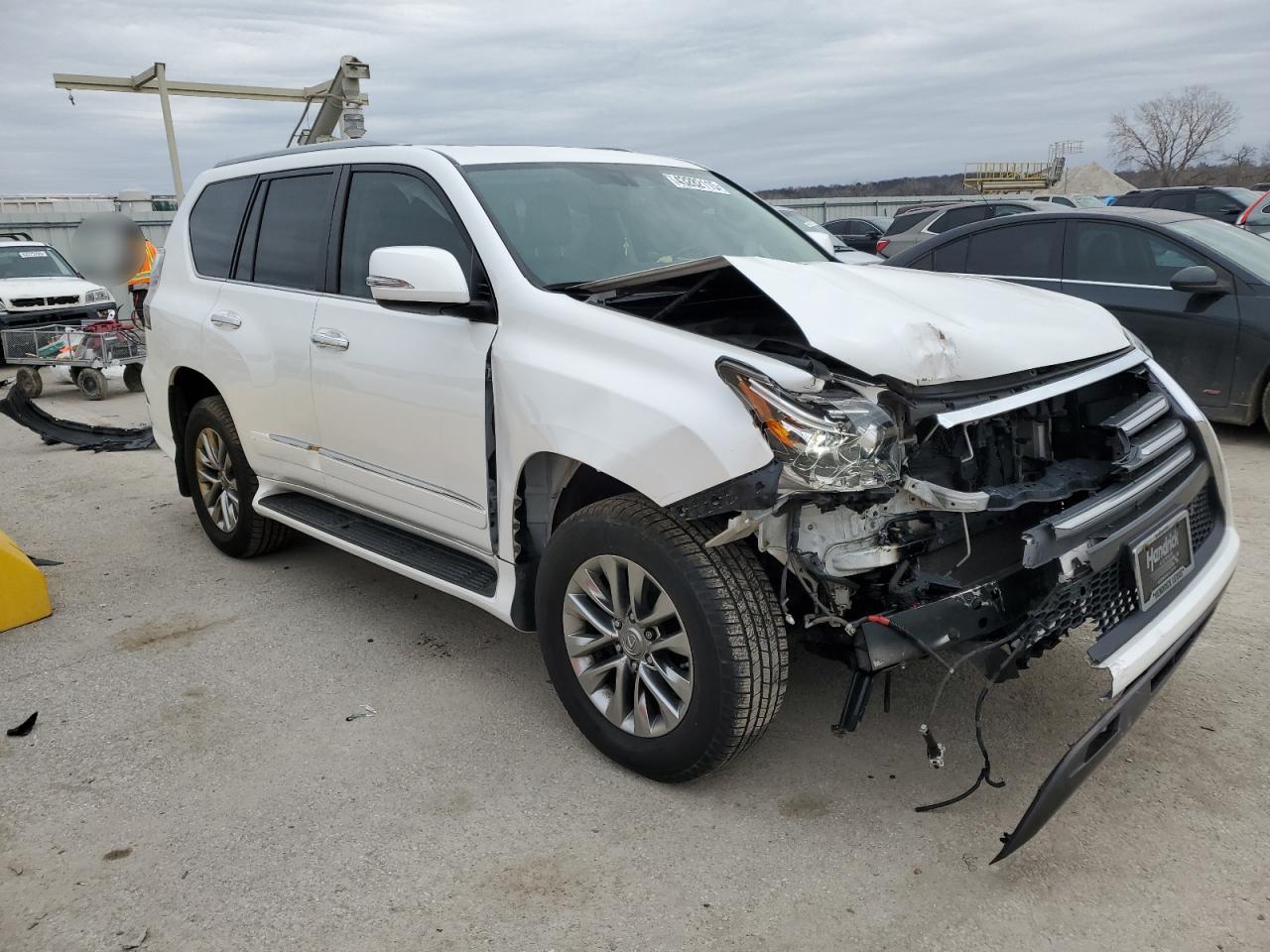 2017 Lexus GX VIN JTJJM7FX0H5173812 Copart auction photo, front end damage thumbnail 4