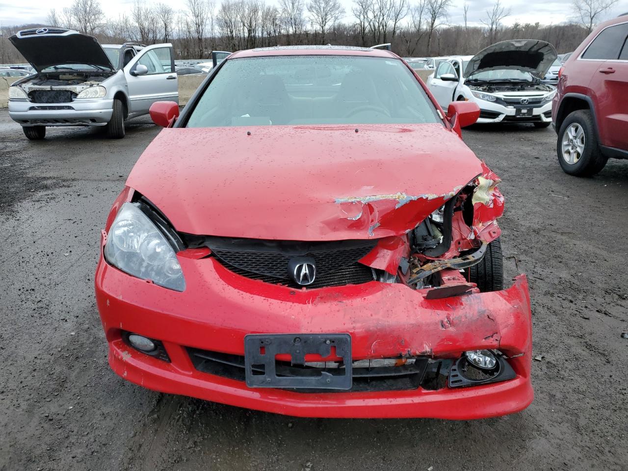 2005 Acura RSX VIN JH4DC54835S007993 Copart auction photo, front end / rear end damage thumbnail 5