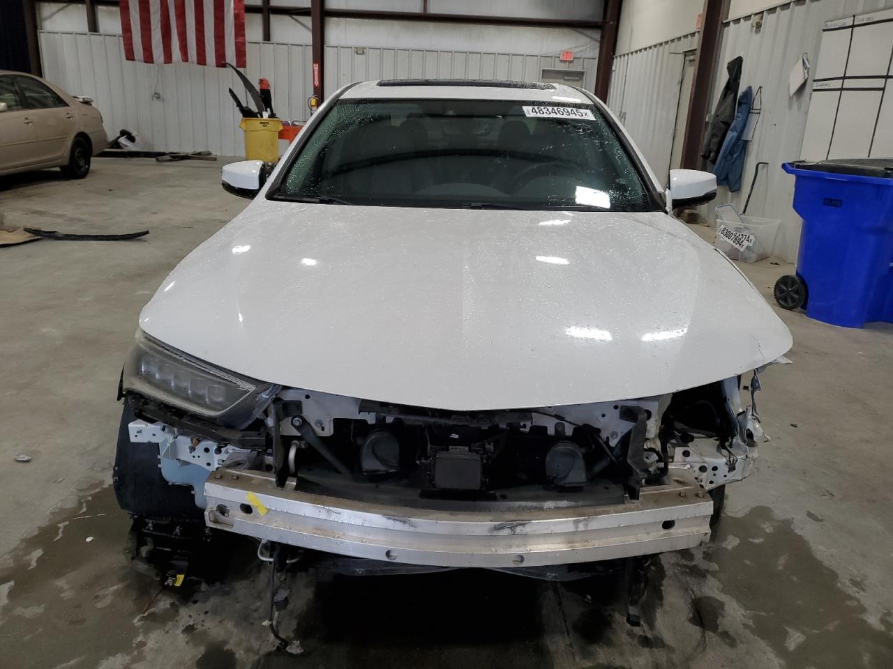 2019 Acura TLX VIN 19UUB1F38KA008963 Copart auction photo, front end damage thumbnail 5