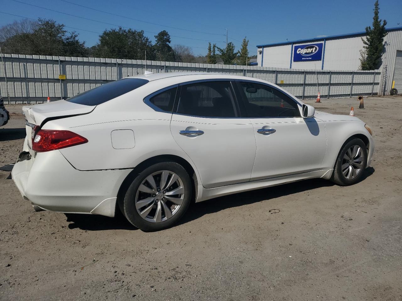 2012 Infiniti M VIN JN1BY1APXCM330215 Copart auction photo, rear end damage thumbnail 3
