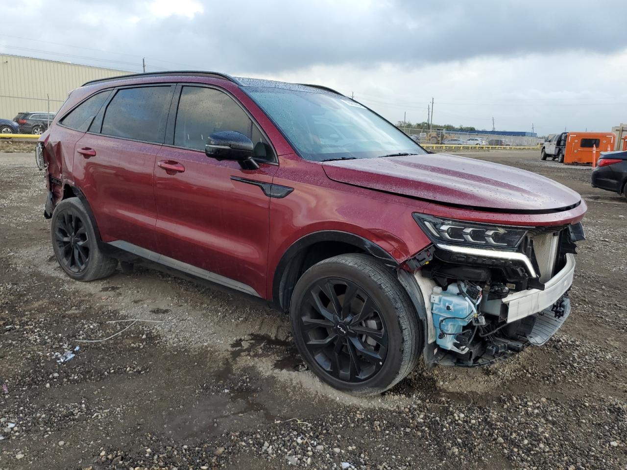 2023 KIA Sorento VIN 5XYRKDLF4PG166230 Copart auction photo, rear end / front end damage thumbnail 4