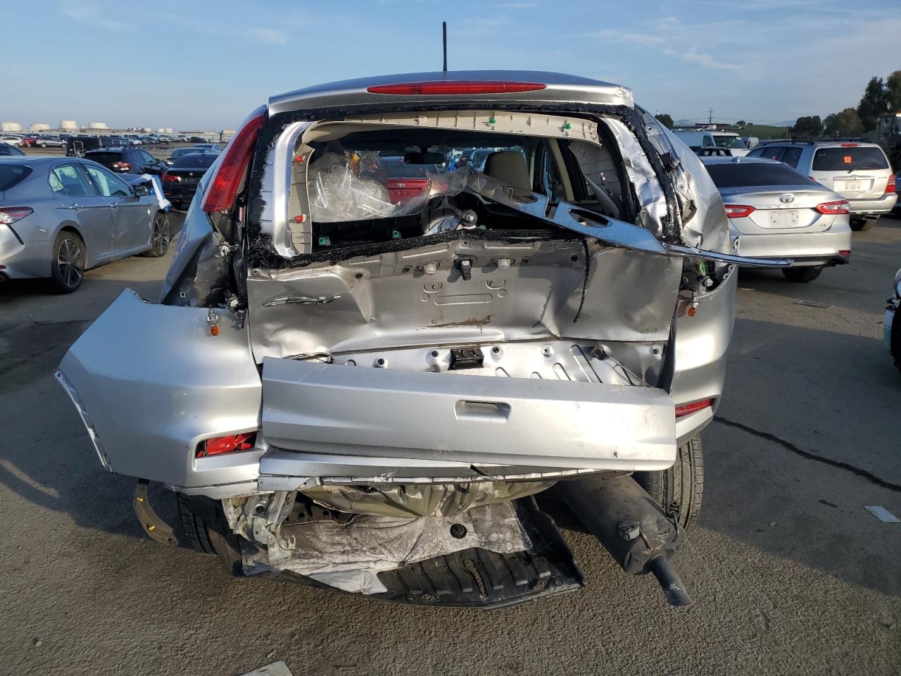 2016 Honda CR-V VIN 3CZRM3H52GG721420 Copart auction photo, all over damage thumbnail 6