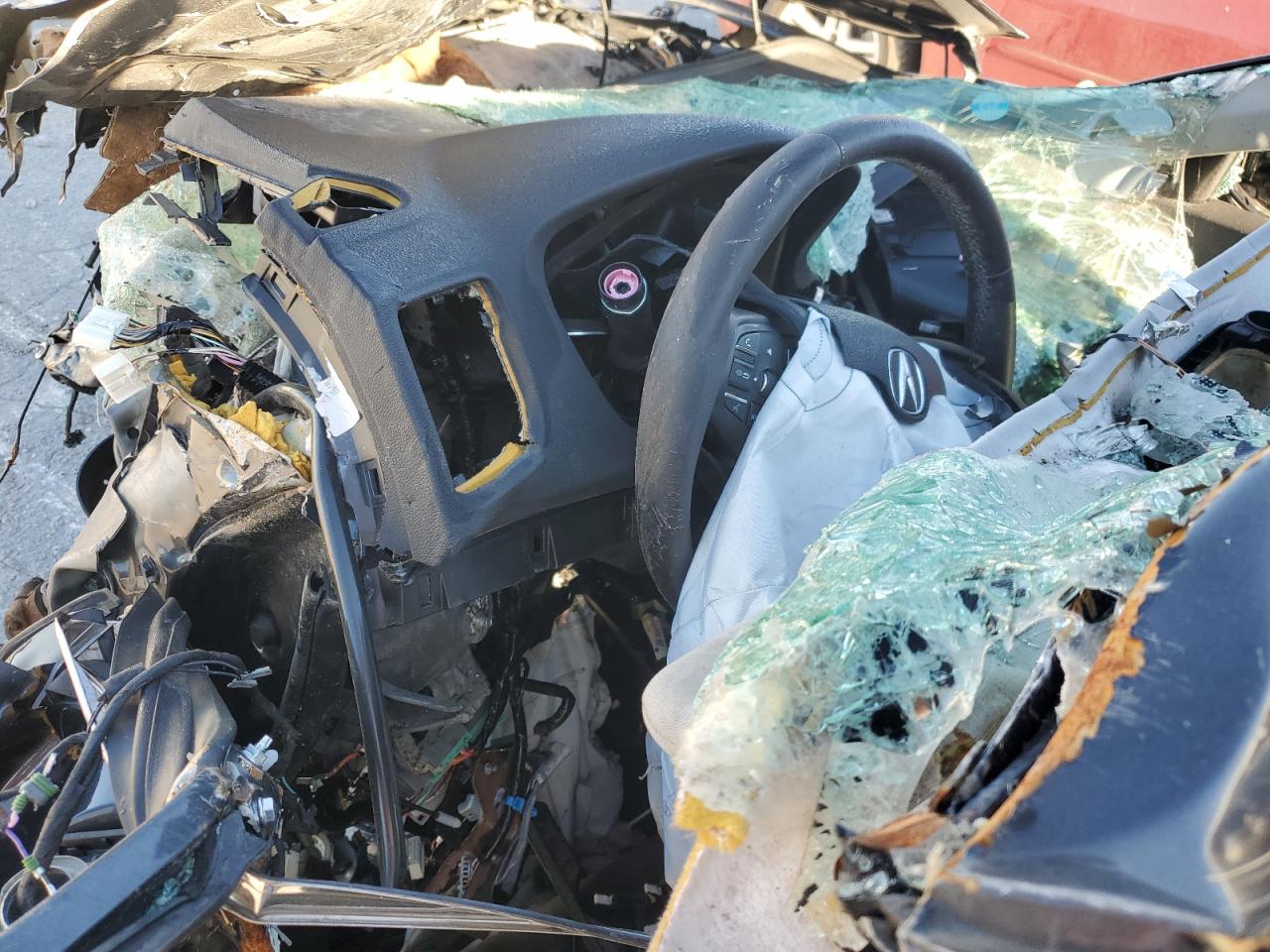 2015 Acura TLX VIN 19UUB2F3XFA022486 Copart auction photo, all over / undercarriage damage thumbnail 8