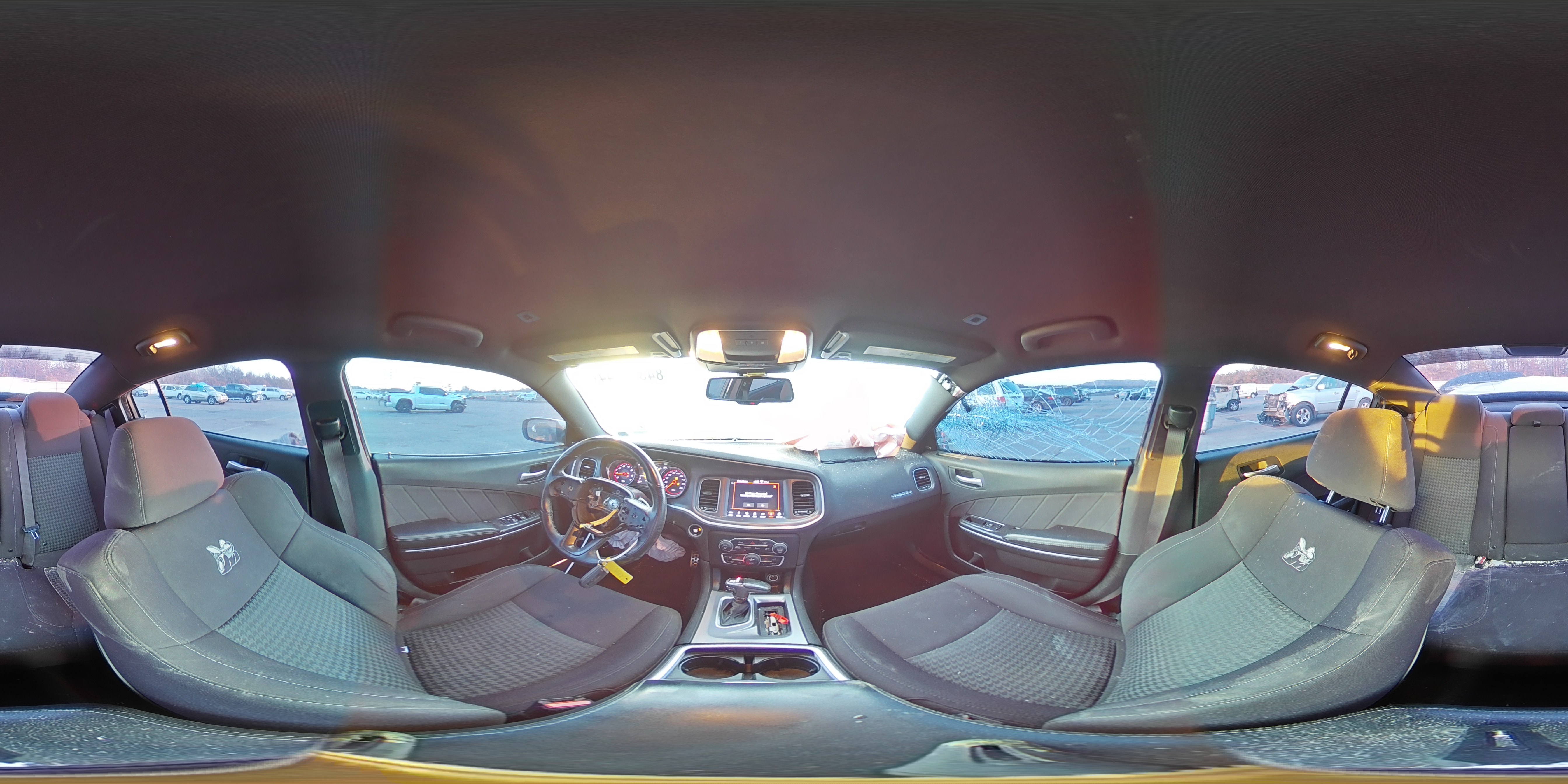 2019 Dodge Charger VIN 2C3CDXGJ5KH630818 Copart auction photo, all over damage thumbnail 13