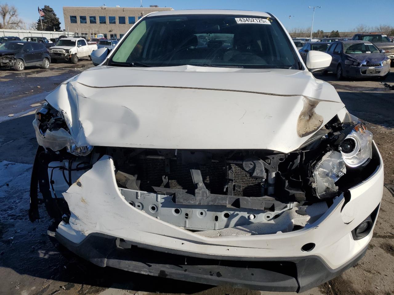 2013 Mazda CX-5 VIN JM3KE4CE2D0135955 Copart auction photo, front end / side damage thumbnail 5