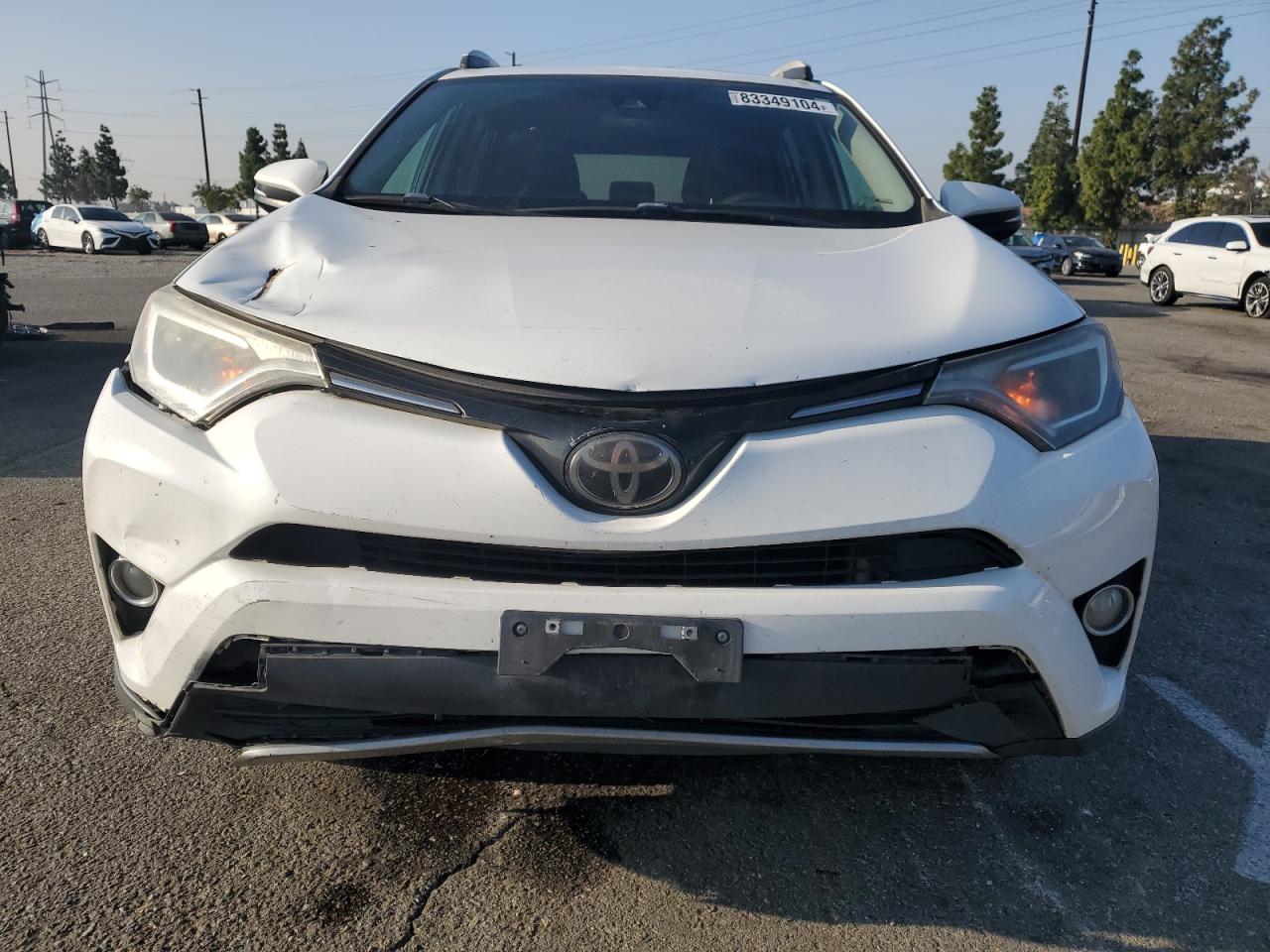 2018 Toyota RAV 4 VIN 2T3WFREV1JW484825 Copart auction photo, front end damage thumbnail 5