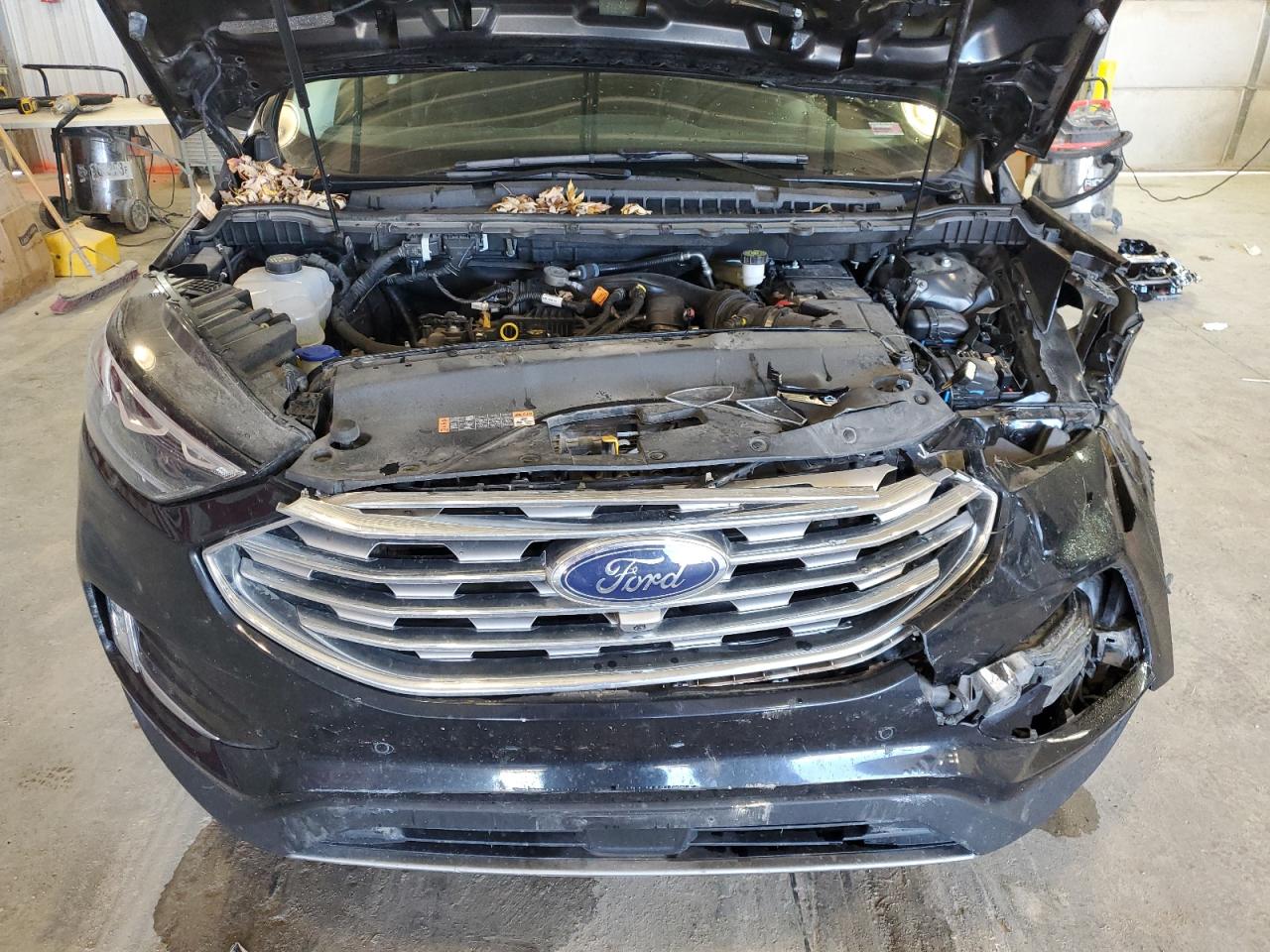 2020 Ford Edge VIN 2FMPK4K93LBB63638 Copart auction photo, front end / side damage thumbnail 13