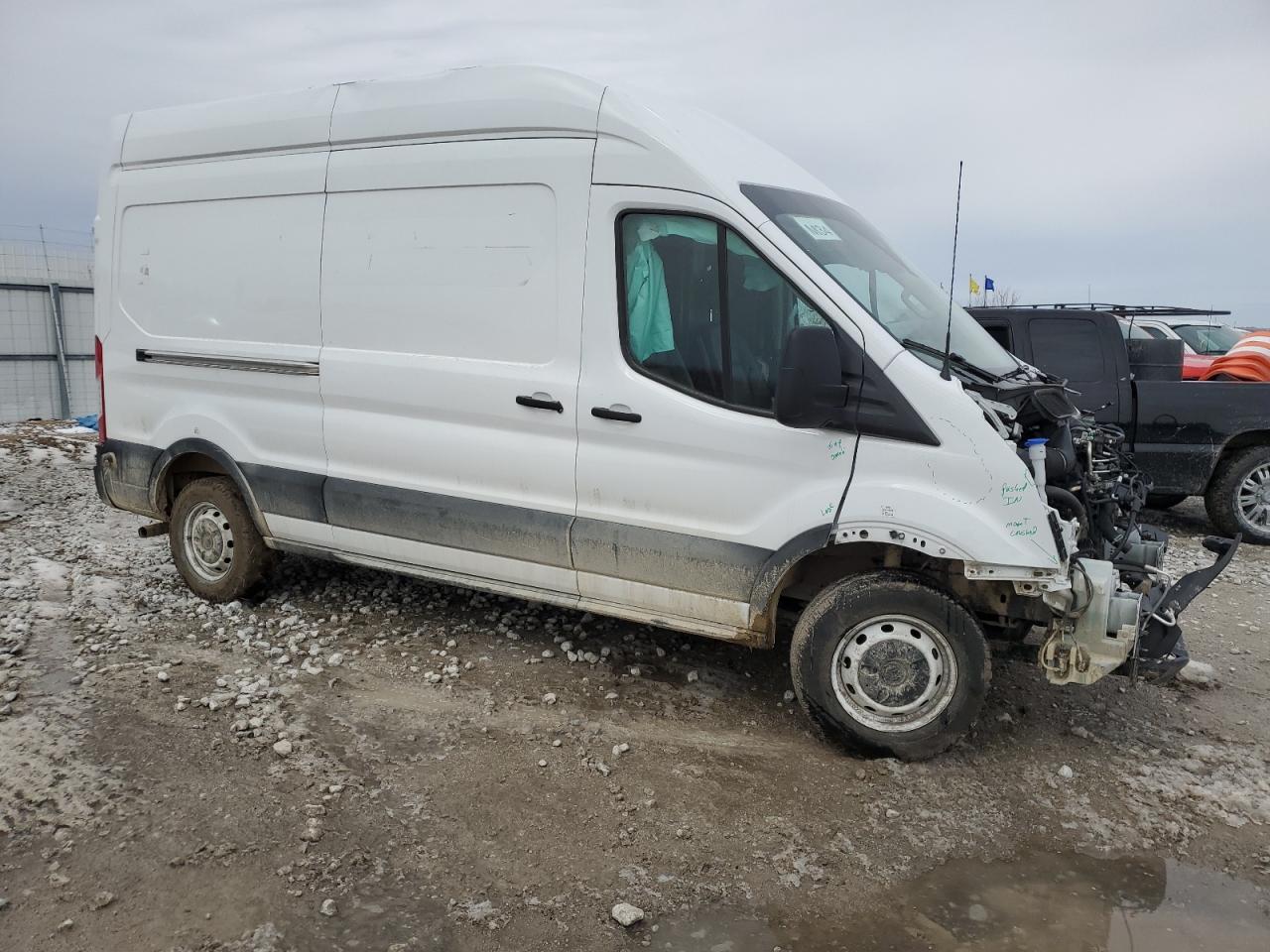 2023 Ford Transit VIN 1FTBR1X85PKA18265 Copart auction photo, front end / hail damage thumbnail 4