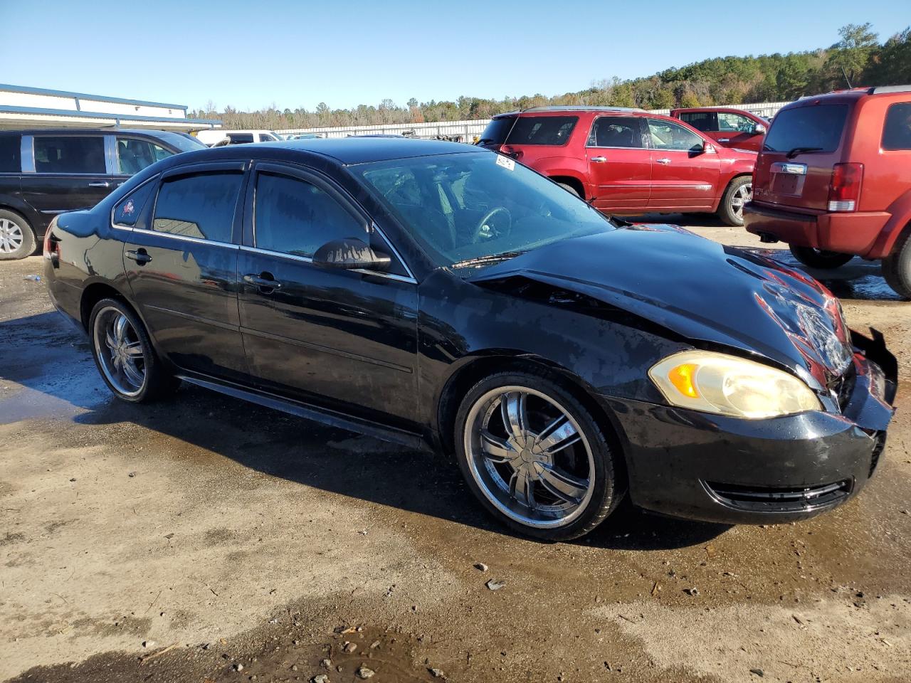 2010 Chevrolet Impala VIN 2G1WA5EK7A1234178 Copart auction photo, front end / side damage thumbnail 4