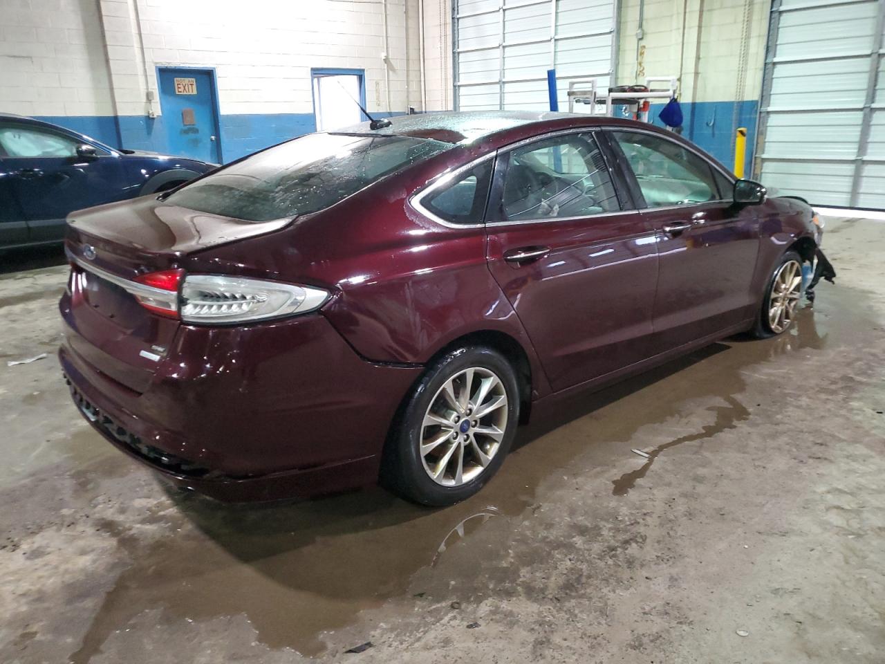 2017 Ford Fusion VIN 3FA6P0HD7HR341250 Copart auction photo, all over damage thumbnail 3