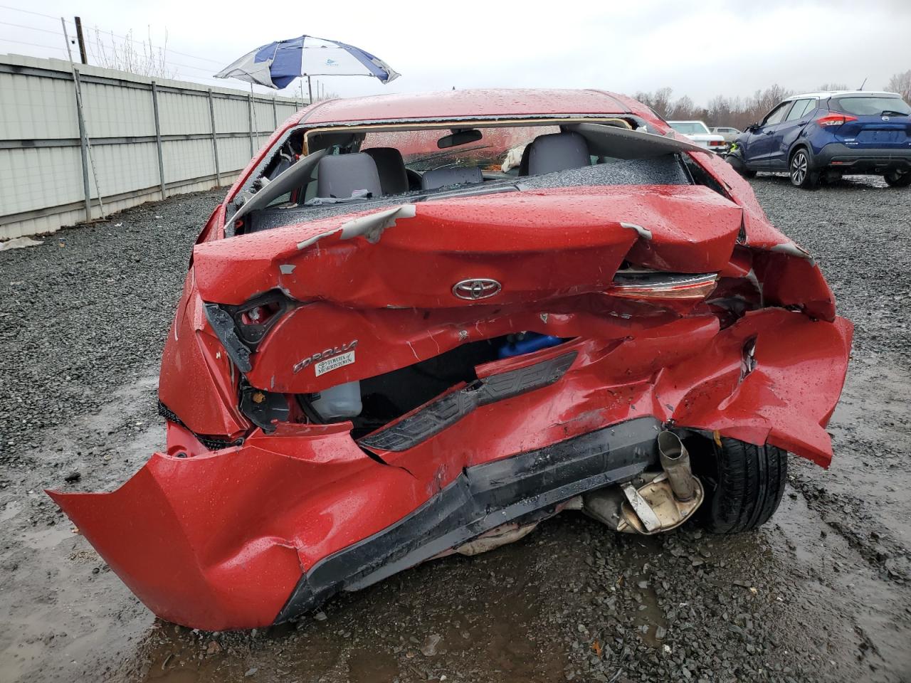 2018 Toyota Corolla VIN 2T1BURHE6JC058252 Copart auction photo, rear end / front end damage thumbnail 6