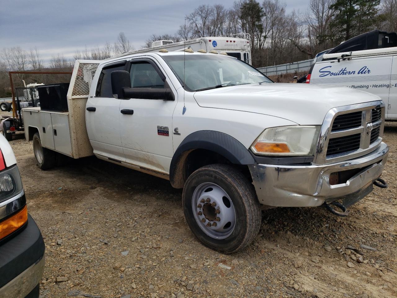 2012 Dodge RAM VIN 3C7WDLFL4CG154909 Copart auction photo, all over / undercarriage damage thumbnail 4