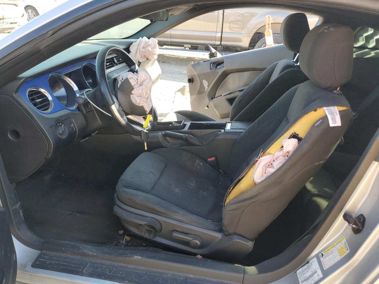 2013 Ford Mustang VIN 1ZVBP8AM6D5283417 Copart auction photo, side damage thumbnail 7