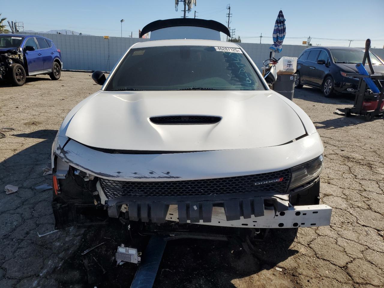 2019 Dodge Charger VIN 2C3CDXHG7KH526379 Copart auction photo, front end damage thumbnail 5
