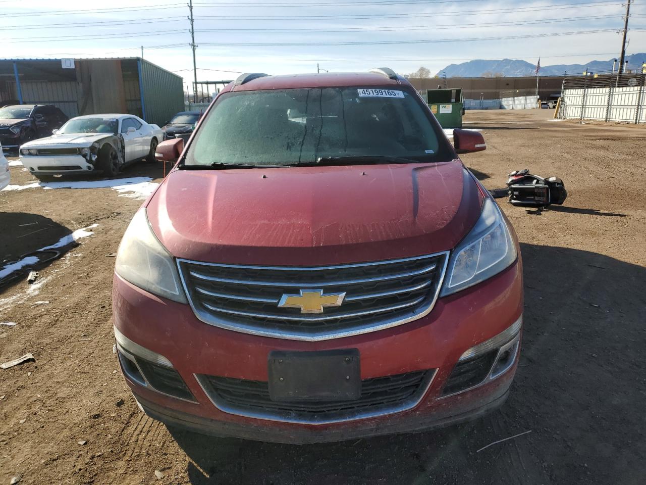 2014 Chevrolet Traverse VIN 1GNKRGKD0EJ211439 Copart auction photo, rear end / hail damage thumbnail 5
